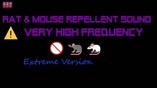 ⚠️Extreme Version 🚫🐀🐁 Rat amp Mouse Repellent Sound Very High Frequency 9 Hour [upl. by Richardo739]