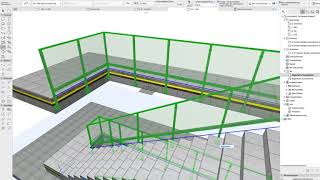 Archicad23 Stiegengeländer [upl. by Notnats]