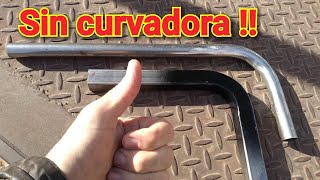 DIY Como DOBLAR caños sin CURVADORA  herreriasinsecretos [upl. by Coppola]