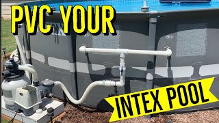 How to PVC plumb your INTEX pool [upl. by Acina142]