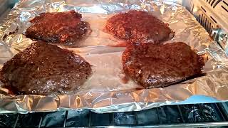 Beef Burgers Cooked in an Emeril Air Fryer 360 [upl. by Bill]