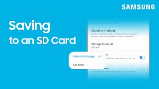 How to automatically save your photos amp videos to a MicroSD card on your Galaxy Phone  Samsung US [upl. by Azmah]
