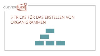 5 Tricks zur Erstellung von Organigrammen in Powerpoint [upl. by Ceciley328]