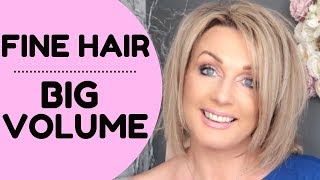 How to Get Big Volume in Fine Hair [upl. by Yllrebmik]