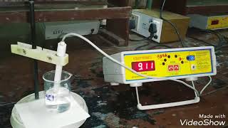 Conductometric titration of Strong acid Vs Strong Base [upl. by Gnas]