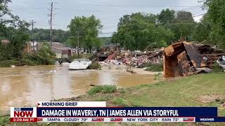 Tennessee flooding 22 dead dozens missing  LiveNOW from FOX [upl. by Modesty]