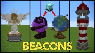 11 Minecraft Beacon Designs [upl. by Coltin]