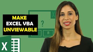 Make Excel VBA project unviewable  Lock Excel VBA project viewing  Excel Word PowerPoint Access [upl. by Mariska]