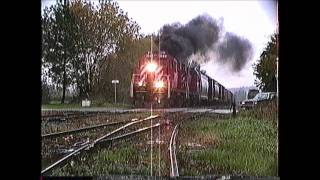 CP Rail C424s and RS18s between Newport and RichfordVT 10061989 [upl. by Yellehs722]