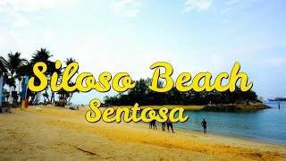 SILOSO BEACH  Sentosa  Singapore [upl. by Yewed]