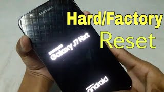 How to Hard ResetFactory Restore Samsung Galaxy J7 Nxt [upl. by Adnohr]