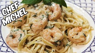 Fettuccine aux crevettes [upl. by Anadroj261]