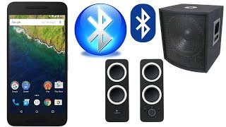 How to connect Bluetooth Speakers with Android  smartphone [upl. by Kire]