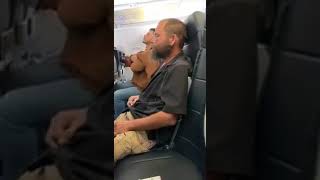 Guy SMOKES A CIGARETTE ON AIRPLANE [upl. by Wertheimer]