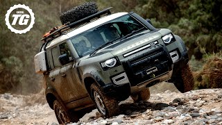 FIRST DRIVE New Land Rover Defender Review 4K  Top Gear [upl. by Lynea]