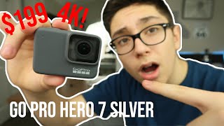 GoPro Hero 7 Silver Unboxing  Setup  Review  Best Budget 4K Camera [upl. by Denoting194]