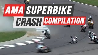 AMA Superbike Crash Compilation [upl. by Matthew]