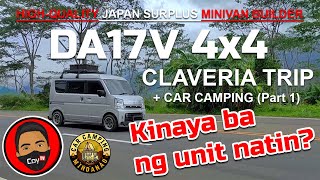 DA17V Claveria Car Camping Part 1 Surplus Minivan [upl. by Ronni]