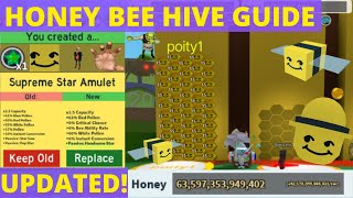 Updated Honey Bee Hive Guide  Roblox Bee Swarm Simulator [upl. by Alper]