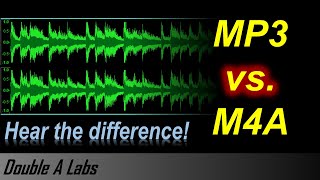 M4A vs MP3 Audio Quality Comparison [upl. by Richey800]