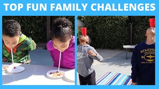 Top Fun Family Challenges To Do At Home All Ages  Our Family Vine [upl. by Savior]