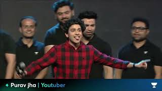 Purav Jha in Unacademy Aarambh 2025 event [upl. by Amoritta]