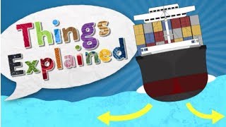 How Do Ships Float  Things Explained Buoyancy [upl. by Akkinahs87]