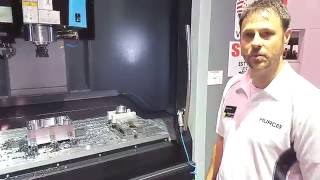 Hurco VMX6030Ti 3Axis Vertical Mill  IMTS 2016 Demo [upl. by Riay]