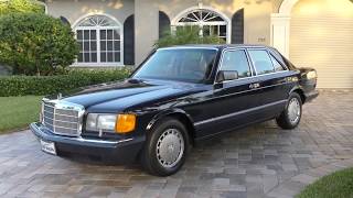 1990 Mercedes Benz 300SE W126 Review and Test Drive by Bill  Auto Europa Naples [upl. by Anesusa345]