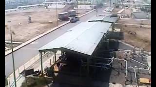 CCTV  Explosion on refinery in Mexico [upl. by Cosmo]