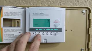 Venstar Thermostat Basic Operation [upl. by Ploss]