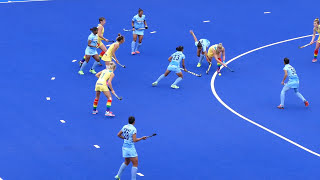 India v Australia final womens hockey 2nd quarter [upl. by Moriah]