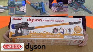 Dyson V8 Cord Free Toy Vacuum By Casdon Unboxing amp Demonstration [upl. by Reaht]