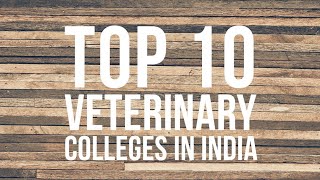 Top 10 Veterinary Colleges in India  Vet Visit [upl. by Belldas]