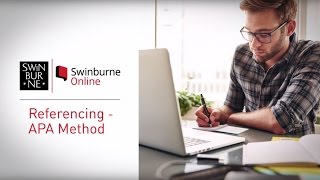 APA Referencing Guide  How To Reference  Swinburne Online [upl. by Calia]