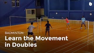 Drill Learn the Movement in Doubles  Badminton [upl. by Forest]