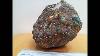 kimberlite with rough diamonds and a range of gemstones 12122014 [upl. by Fulks]