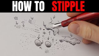 Drawing Tutorial  How To Stipple [upl. by Atiram]