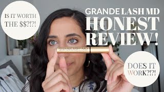 GrandeLASH MD Lash Serum HONEST Review [upl. by Harifaz]