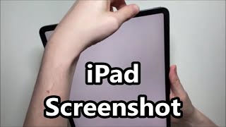 How to Screenshot on iPad Pro Or ANY iPad [upl. by Ivgnout541]