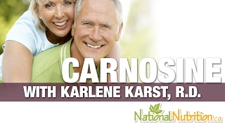 Carnosine for Anti aging  Professional Supplement Review  National Nutrition Canada [upl. by Zulaledairam118]