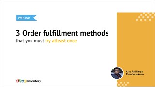 3 Order fulfillment methods to try at least once  Zoho Inventory [upl. by Dorelle25]