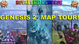 Ark Genesis 2 Full Map Tour And Creature Locations  Ark Survival Evolved Genesis 2 DLC [upl. by Lotte823]