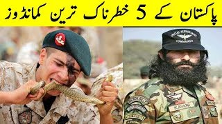 Top 5 Best Commandos of Pakistan Army  Pakistani Commandos Training [upl. by Drahsar]