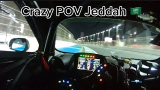 Onboard Night POV Jeddah Circuit McLaren GT4 [upl. by Ttereve]