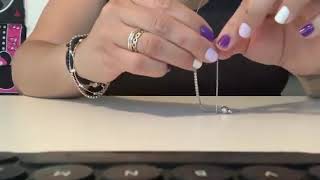 HOW TO ADD on Pandora sliding bracelets charms andor beads [upl. by Learsiy]