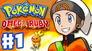 Pokemon Omega Ruby and Alpha Sapphire  Gameplay Walkthrough Part 1  Intro and Starter Evolutions [upl. by Eiznekcm]