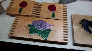 Inlays using Poured Epoxy [upl. by Tacy591]