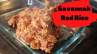 How to make Savannah Red Rice  Easy Red Rice Recipe  Low Country Red Rice  Classic Savannah Dish [upl. by Simaj]