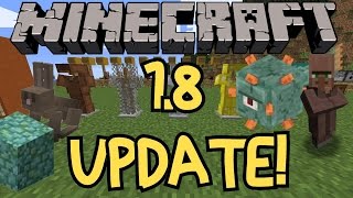 Minecraft 18 Update Overview NEW BOSS NEW MOBS BLOCKS AND KILLER RABBIT [upl. by Cherie]